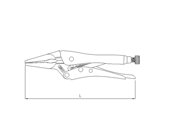 Spitzgripzange, 170mm