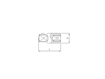 Adapter 1/4''(F)x3/8''(M)