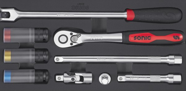 Kombinationssatz 1/2" SFS-S 9-tlg.