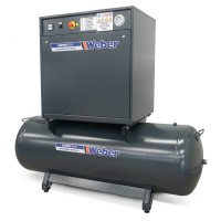 Schallgedämpfter Werkstattkompressor 400 V / 10 bar / 500 l Tank