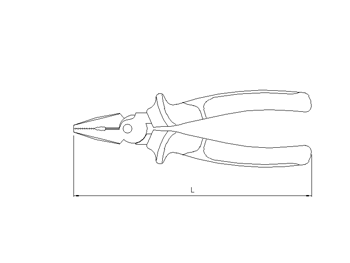 VDE Kombinationszange, 185mm