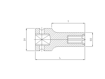 3/4'' Schlagschraub-Nuss, TX, E20