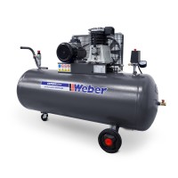 Werkstattkompressor 400 V / 10 bar / 200 l Tank