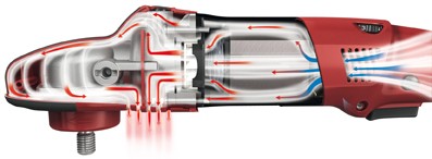 Flex Polierer mit variabler Drehzahl und hohem Drehmoment, PE 14-2 150