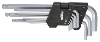 Kugel-Innensechskantschlüsselsatz, lang,1.27-10mm, 10-tlg.