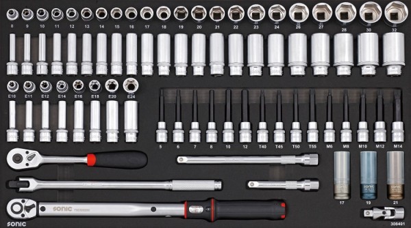 Werkstattwagen NEXT rot S12 gefüllt, 485-tlg.