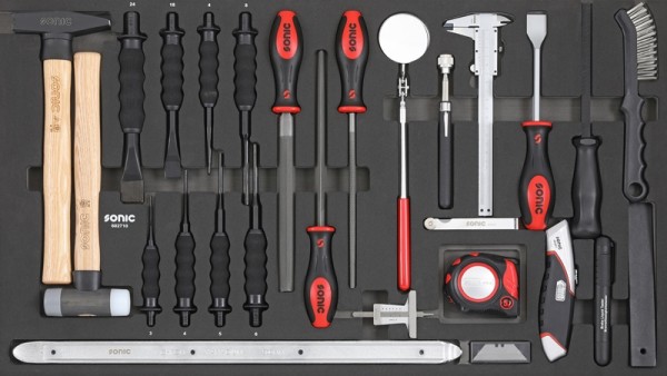 Werkstattwagen NEXT S12 rot gefüllt, 400-tlg.