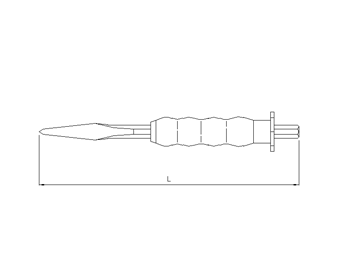Spitzmeißel, 190mm, 7