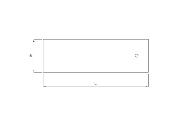 Universalkeil, groß, 190x60mm