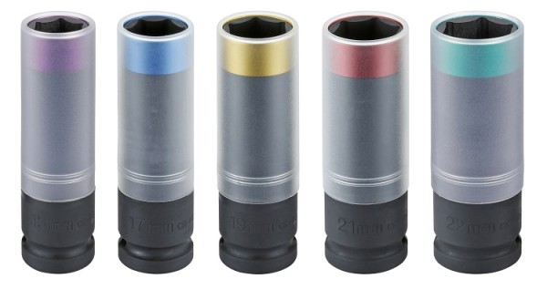 Power-Kraft-Stecknusssatz 1/2" 6-kant, 5-tlg.