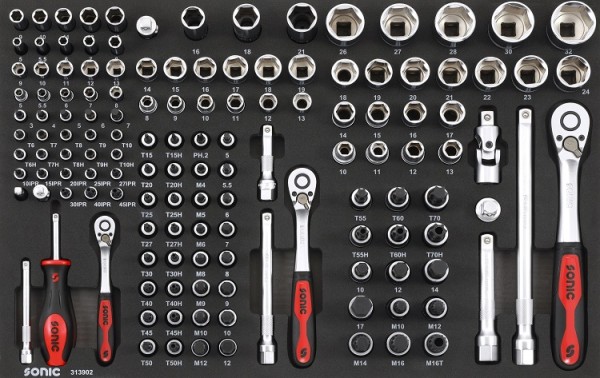 Werkstattwagen NEXT S8 gefüllt, 223-tlg.