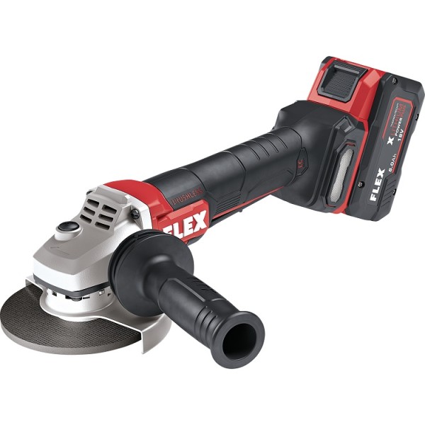 Flex Akku-Winkelschleifer mit Paddelschalter (Totmannfunktion) und Bremse 18V LBP 125-15 18-EC-C