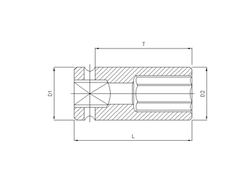 3/4'' Schlagschraub-Nuss, 6-kant, lang, 52mm