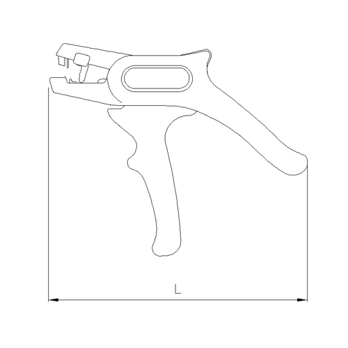 Selbsteinstellende Abisolierzange, Germany, 180mm