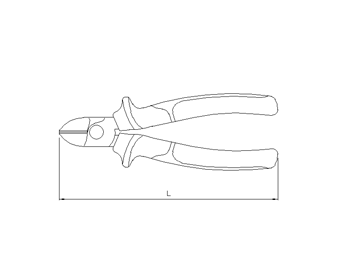 VDE Seitenschneider, 165mm