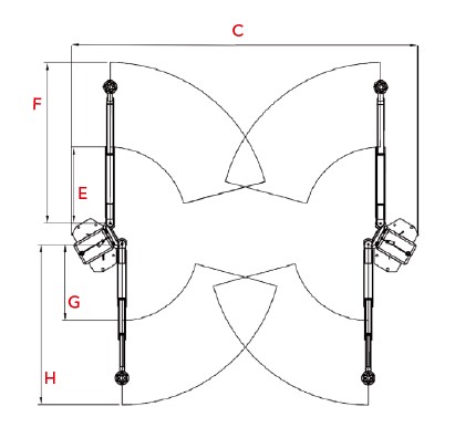 Sauerländer 2-Säulen Spindel-Hebebühne , Tragfähigkeit 3500kg