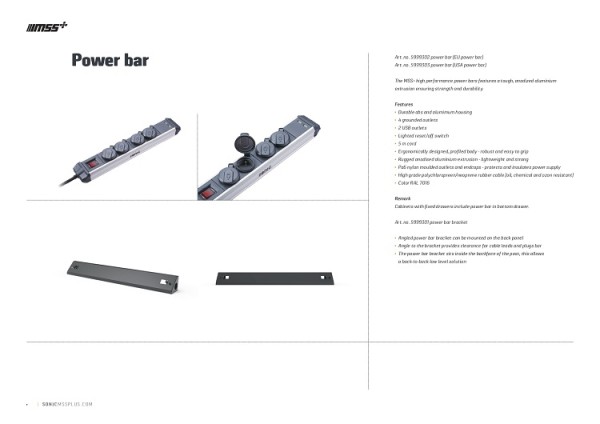 MSS+ Steckdosenleiste EU Version