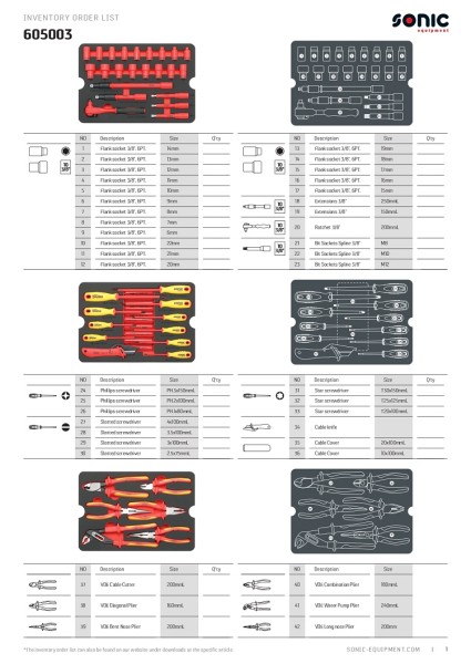 VDE Werkzeugsatz, 50-tlg.