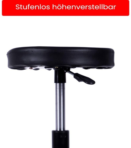 Sauerländer Werkstatthocker mit 5 Rädern, höhenverstellbar