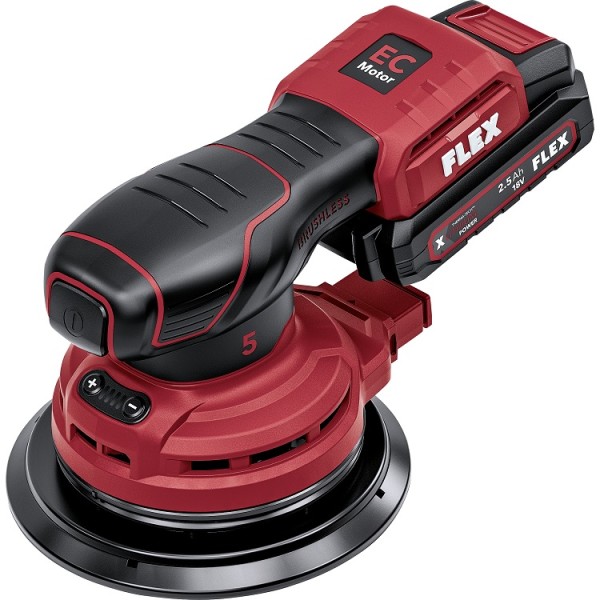 Flex Akku-Exzenterschleifer mit Drehzahlregelung 18 V ORE 5-150 18-EC C
