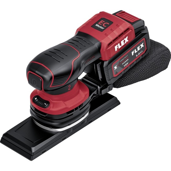 Flex Akku Schwingschleifer mit Drehzahlregelung 18 V OSE 2-70x198 18-EC C