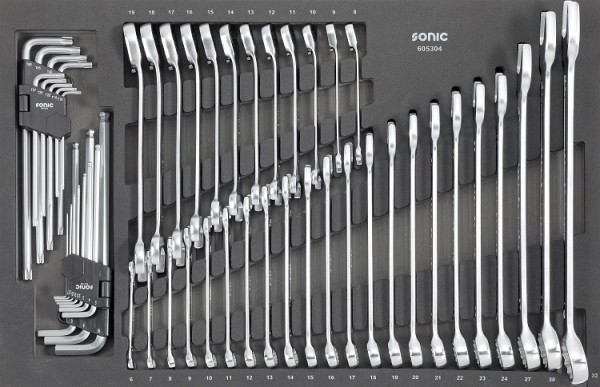 Schraubenschlüsselsatz SFS-M 53-tlg. (Motorrad)