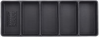 Leere Hartschale zur Aufbewahrung 5 Fächer (145x370x48mm)