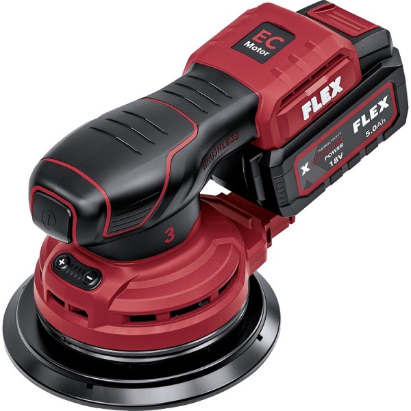 Flex Akku-Exzenterschleifer mit Drehzahlregelung 18 V ORE 3-150 18-EC C