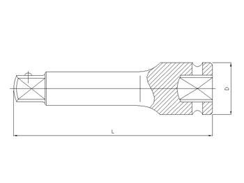1/2'' Schlagverlängerung 250mm