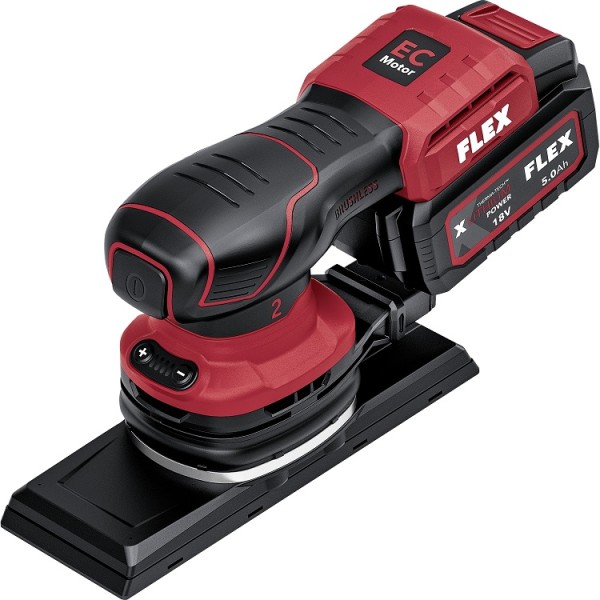 Flex Akku Schwingschleifer mit Drehzahlregelung 18 V OSE 2-70x198 18-EC C