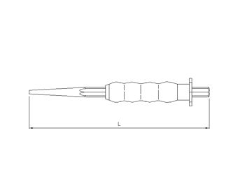 Durchschlag, Konus, 185mm, 2mm