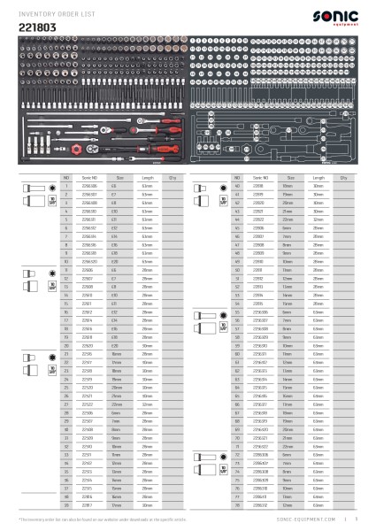 Kombinationssatz 3/8" SFS-XL 218-tlg.