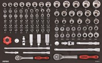 Nusssatz 3/8" und 1/2" SFS-M 101-tlg.