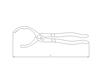 Ölfilterzange, 260mm