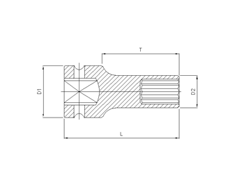 3/4'' Schlagschraub-Nuss, 12-kant, 17mm
