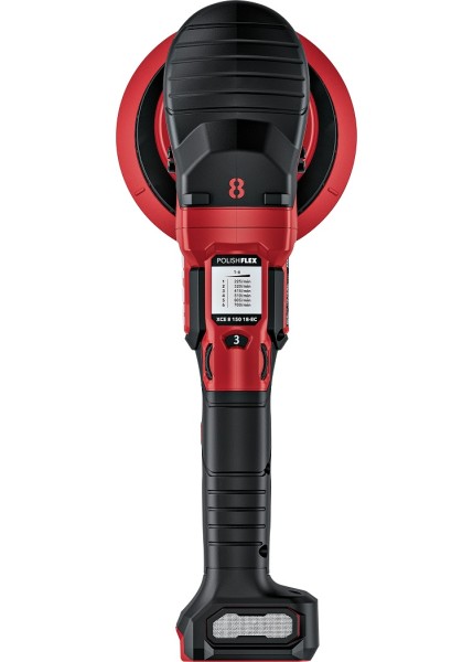 Flex Akku-Exzenterpolierer mit Zwangsrotation 18 V XCE 8 150 18-EC C