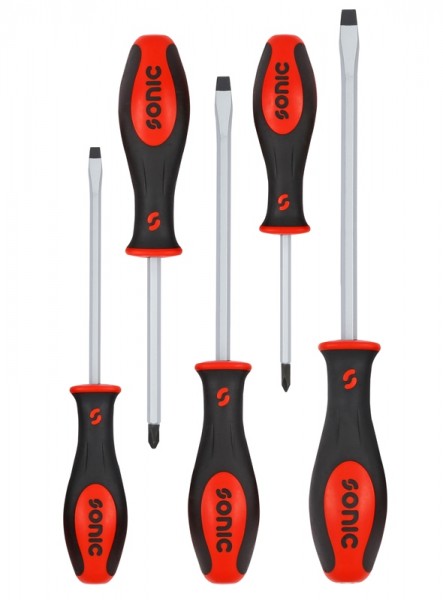 Schraubendreher mit Schlagkappe, 5-tlg.