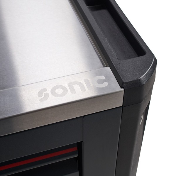 Werkstattwagen NEXT schwarz S12 gefüllt, 485-tlg.