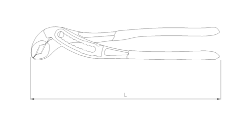 Wasserpumpenzange, Germany, 300mm