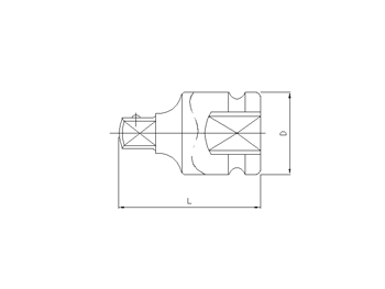 Schlagadapter 1/2''(F)x3/4''(M)