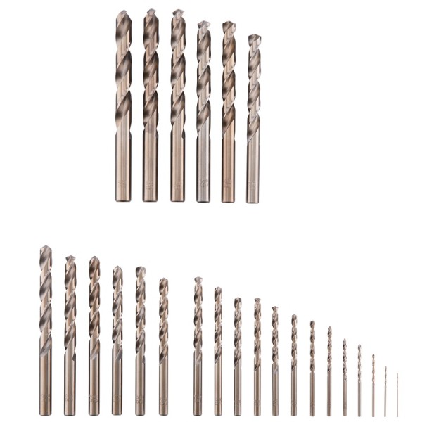 Flex HSS Rundschaftbohrer D-M D1-13 Set HSS-Co 25-tlg.