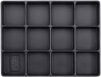 Leere Hartschale zur Aufbewahrung 12 Fächer (290x370x48mm)