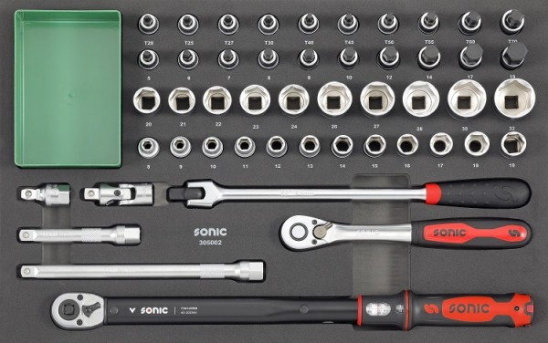 Kombinationssatz 1/2" SFS-M 50-tlg. (Motorrad)