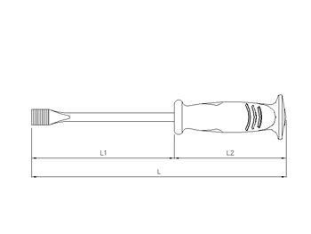 Stemmeisen, gerade, 610mm