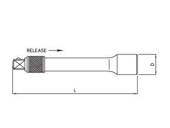 3/4'' Verlängerung, 400mm