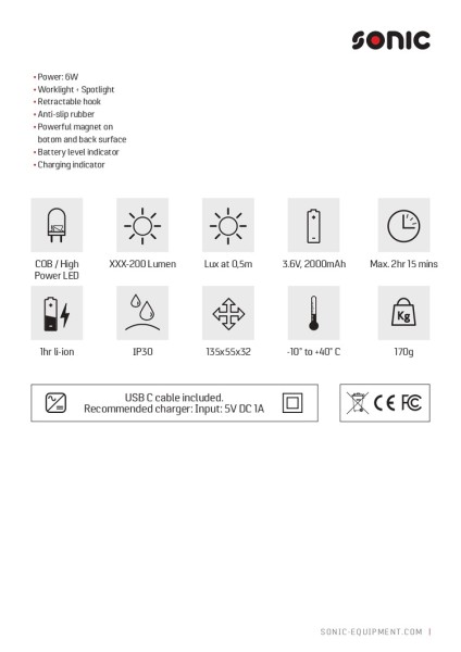 Arbeitsleuchte klappbar klein