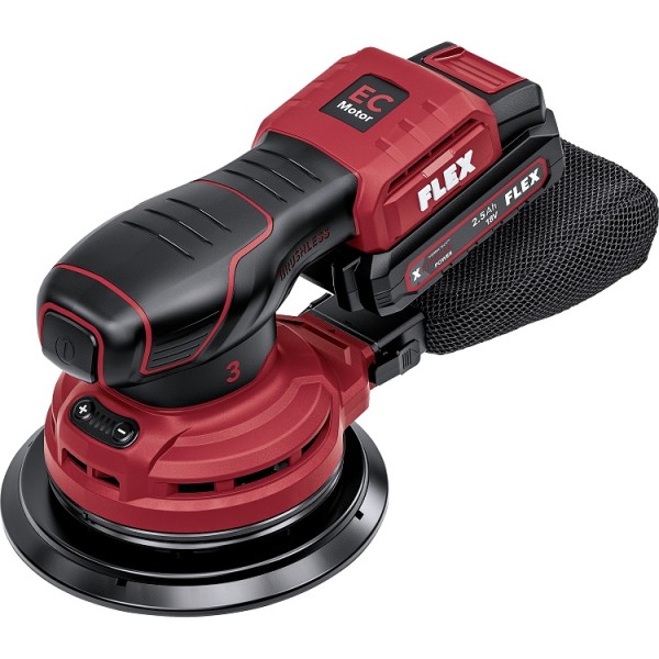 Flex Akku-Exzenterschleifer mit Drehzahlregelung 18 V ORE 3-150 18-EC C