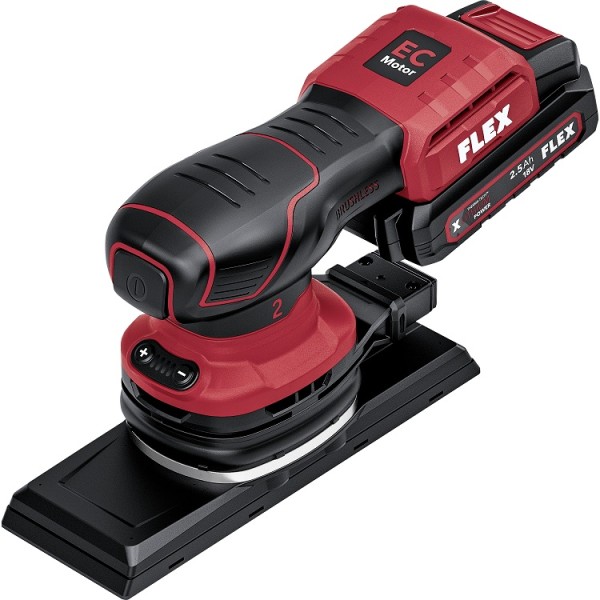 Flex Akku Schwingschleifer mit Drehzahlregelung 18 V OSE 2-70x198 18-EC C