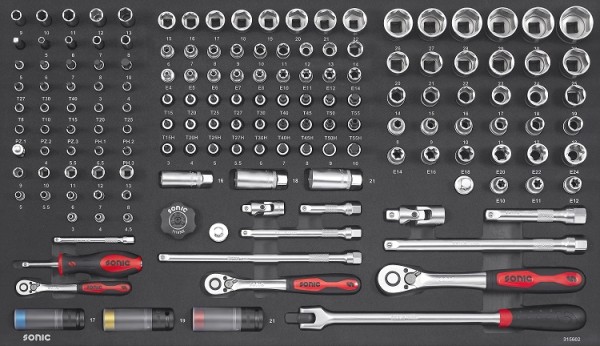 Werkstattwagen NEXT S12 gefüllt, 303-tlg.