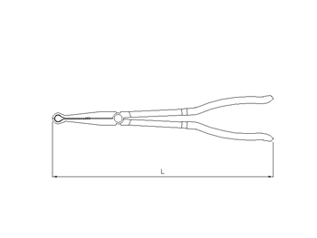 Rundzange, 1'', 295mm